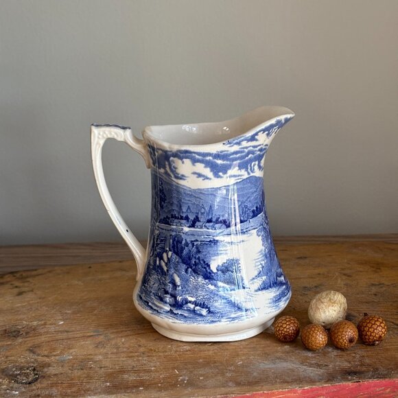 Antique Alfred Meakin 'Tintern' Water Pitcher 1920's England - Picture 4 of 4